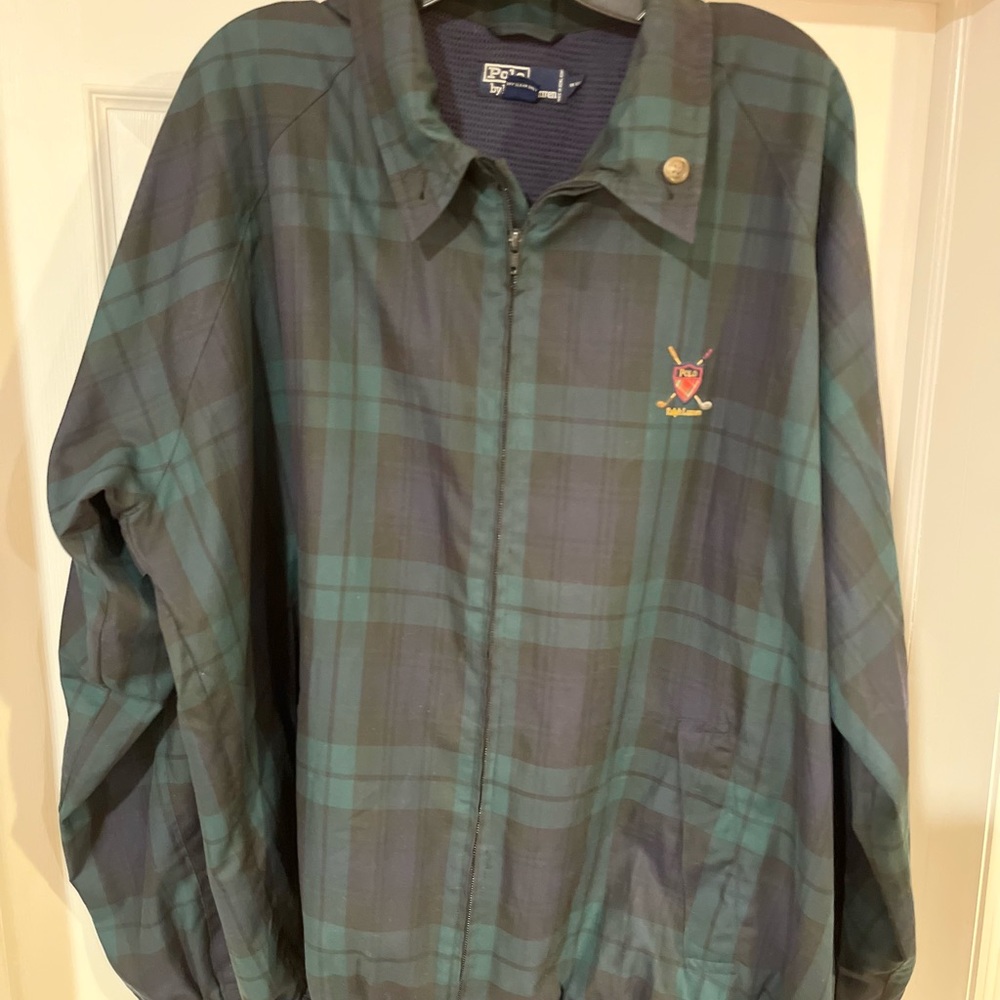 Polo Golf “Old School “ Black Watch Jacket XL